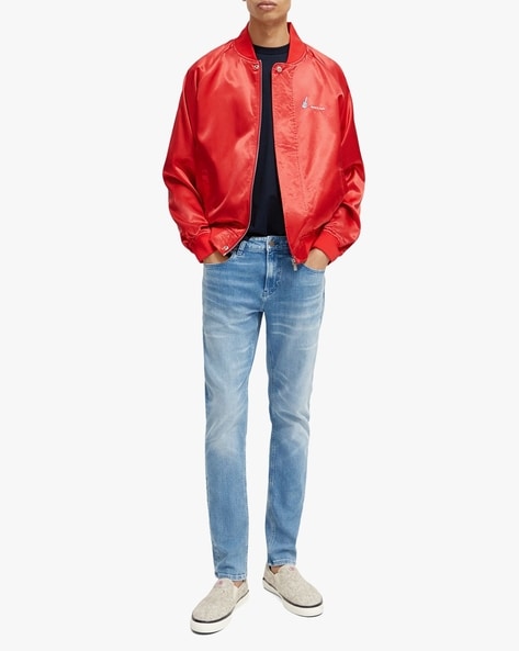 Men's Red Bomber Jackets