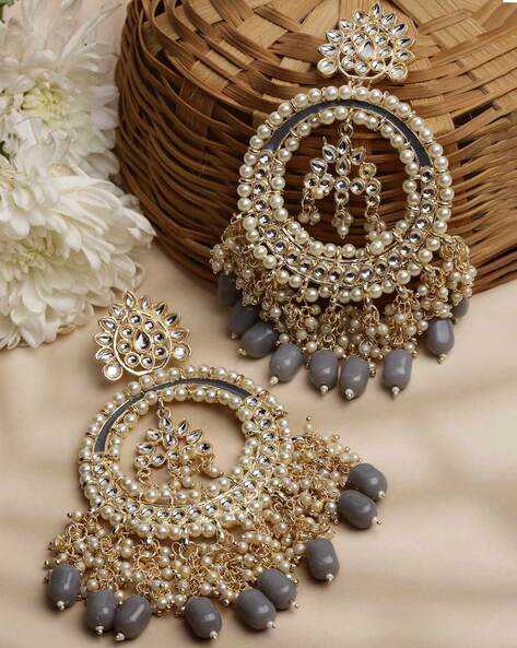 Buy Dark Grey Earrings Drop, Charcoal Teardrop Earrings, Necklace Swarovski  Crystal Silver Night Wedding Jewelry Gray Black, Bridesmaid Gift Online in  India - Etsy