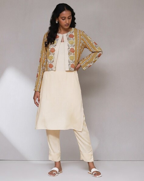 Salwar kurta hot sale with jacket