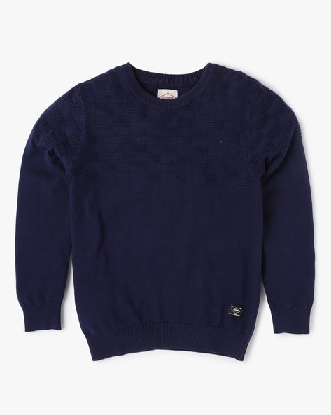 Buy Navy Blue Sweaters Cardigans for Boys by LEE COOPER Online Ajio