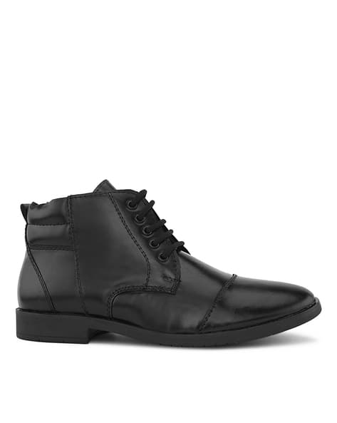 FASHION VICTIM Men Ankle-Length Lace-Up Boots