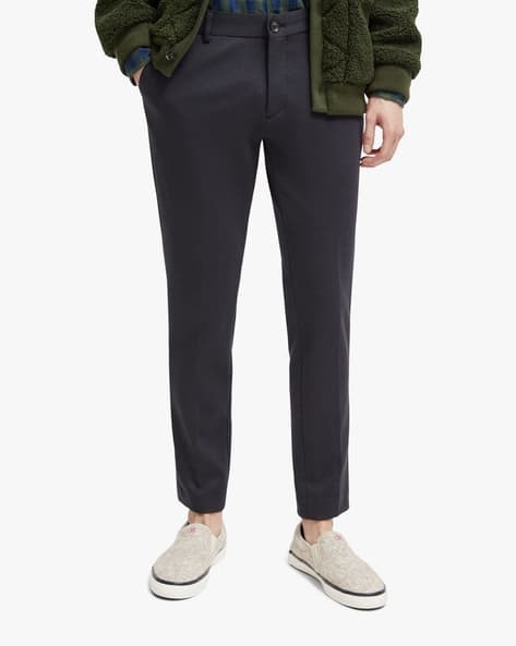 Buy Black Trousers Pants for Men by SCOTCH SODA Online