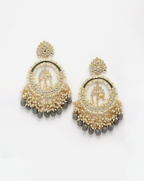 Buy Grey Crystal Earrings Wedding Bridesmaid Earrings, Wedding Jewelry,  Holiday Gift, Occasion Earrings, Statement Earrings, Crystal Dangle Post  Online in India - Etsy