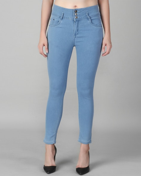 True Religion - Womens Basic Skinny Jeans With Flaps