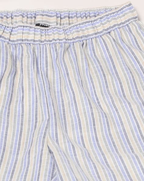 Striped Pants with Elasticated Waist