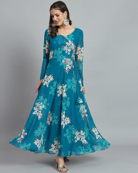 Buy Sky blue Dresses & Gowns for Women by BLACK SCISSOR Online