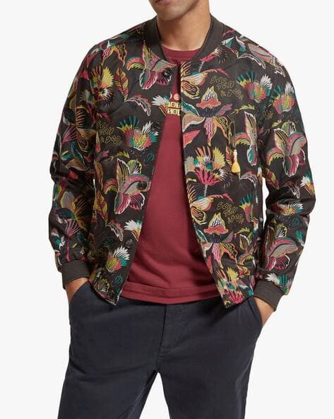 Bomber Jacket Scotch And Soda Mens Jacket Wool Blend Blend Bomber