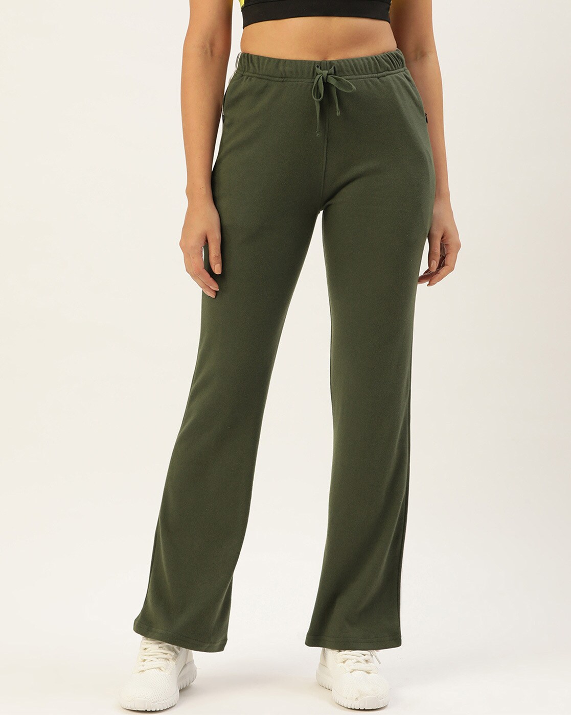 Buy Olive Track Pants for Women by Femea Online