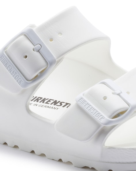 Birkenstock 2 strap white new arrivals