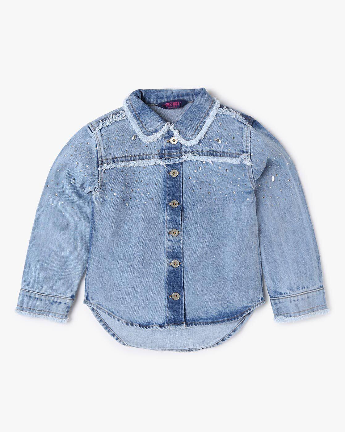 denim shirt for toddler girl