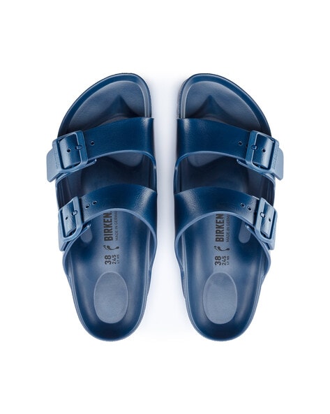 Rubber birkenstocks online blue