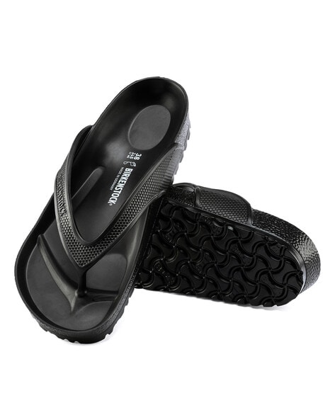 Black best sale thong birkenstocks