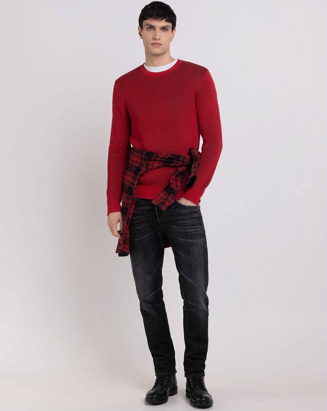 Buy Red Sweaters & Cardigans for Men by REPLAY Online