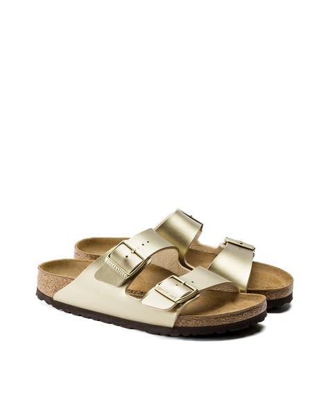 Gold best sale buckle birkenstocks