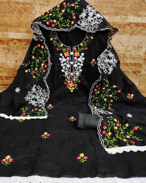 Embroidered Handwork Churidar Materials at best price in Muvattupula | ID:  22599203348