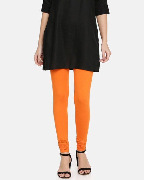 Buy Orange Leggings for Women by Twin Birds Online