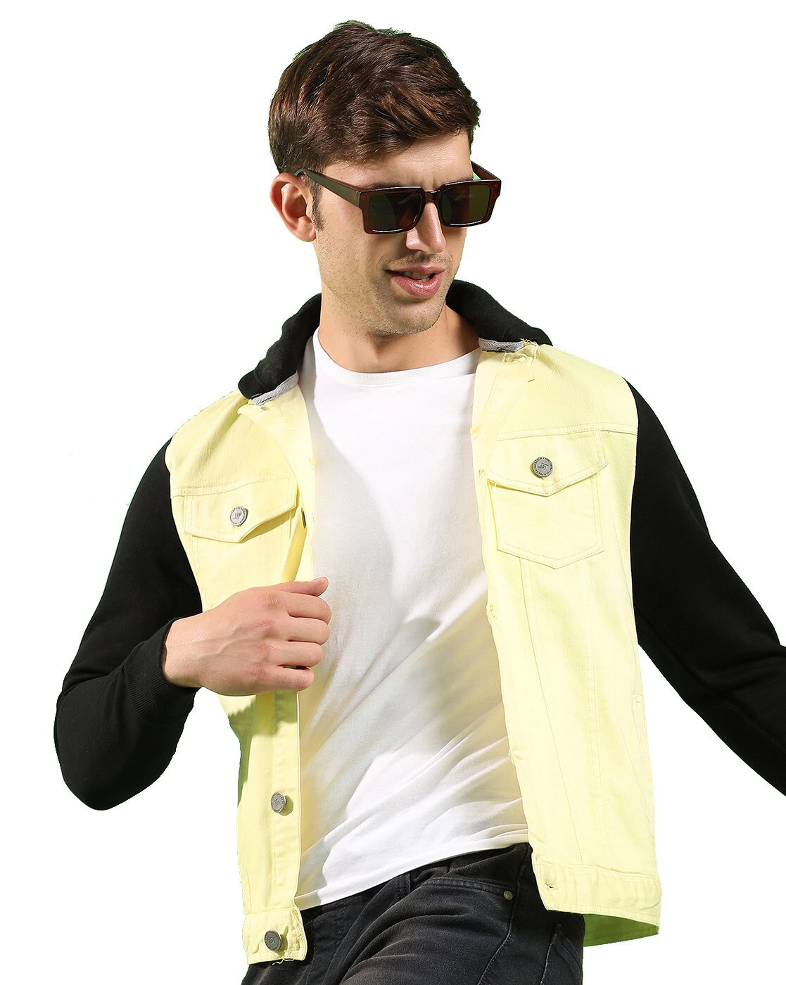 Buy Black Jackets & Coats for Men by Campus Sutra Online