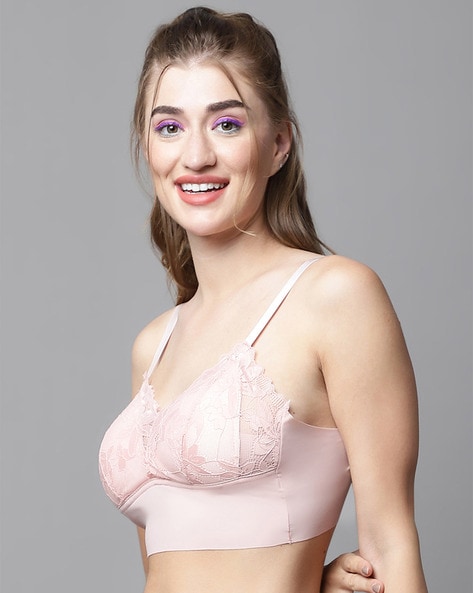 PrettyCat PrettyCat Lightly Padded Lace Tshirt bra Women Everyday