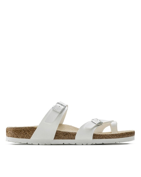 Birkenstock sandals with online toe strap