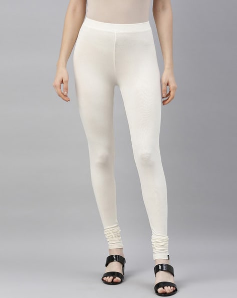 Buy White Leggings for Women by BUYNEWTREND Online | Ajio.com-sonthuy.vn