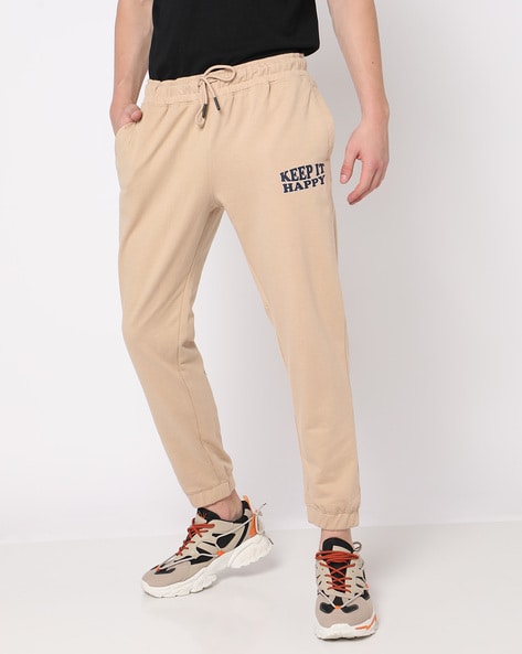 Khaki hot sale joggers men