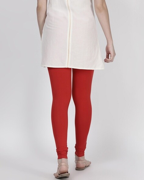 Buy Red Leggings for Women by Twin Birds Online