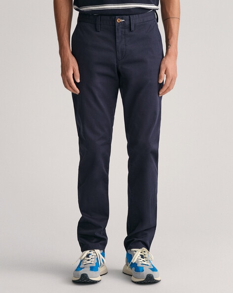 Gant Slim Fit Mid-Rise Chinos