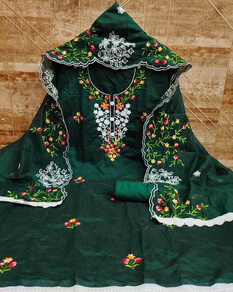 Kashmiri Velvet Fabric Dress Full Embroidery Design at Rs 1100/piece | New  Items in Ludhiana | ID: 2851825168291