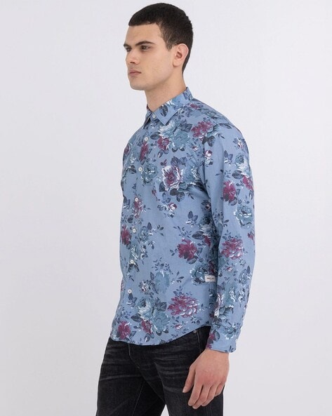 Floral Poplin Shirt