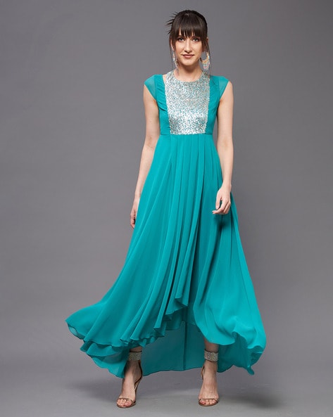 Buy Turquoise Dresses for Women by MISS CHASE Online Ajio