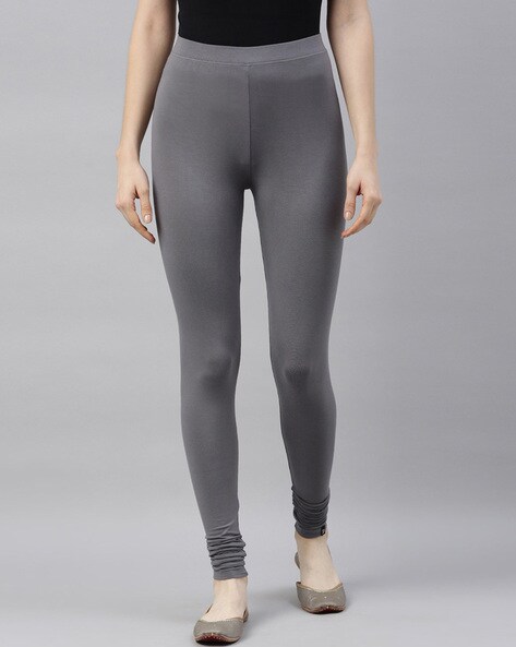 Buy Charcoal Grey Leggings for Women by Teamspirit Online | Ajio.com