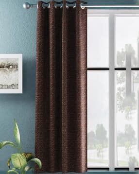 Jacquard Blackout Eyelet Window Curtain-image-8