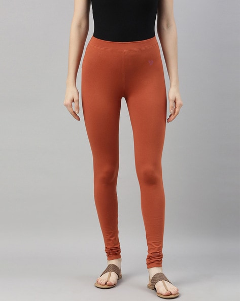 Buy Orange Leggings for Women by Twin Birds Online