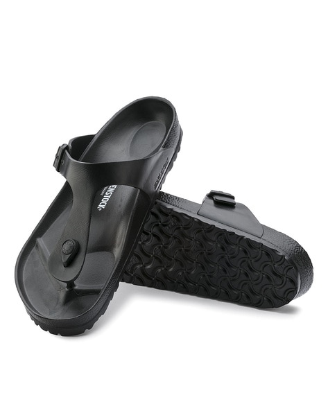 Birkenstock sandals best sale black rubber