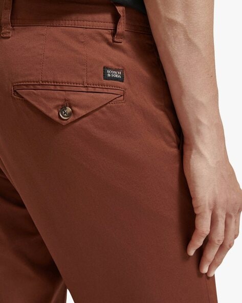 Camel | Organic Cotton Relaxed Trouser | WoolOvers US