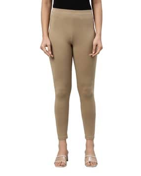 go colors Women Soft Cotton Breathable Ankle Length Leggings-picture-10