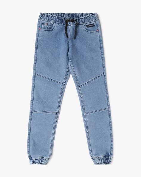 Boys Mid-Wash Joggers Jeans