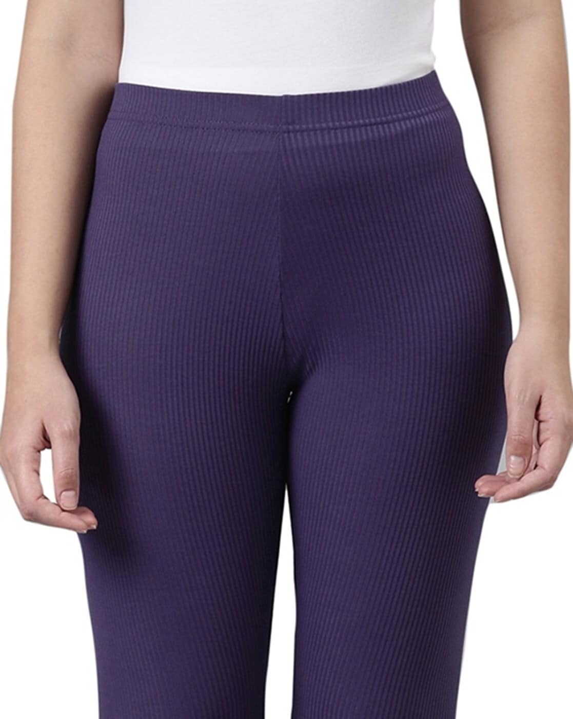 Buy Lime Leggings for Women by GO COLORS Online