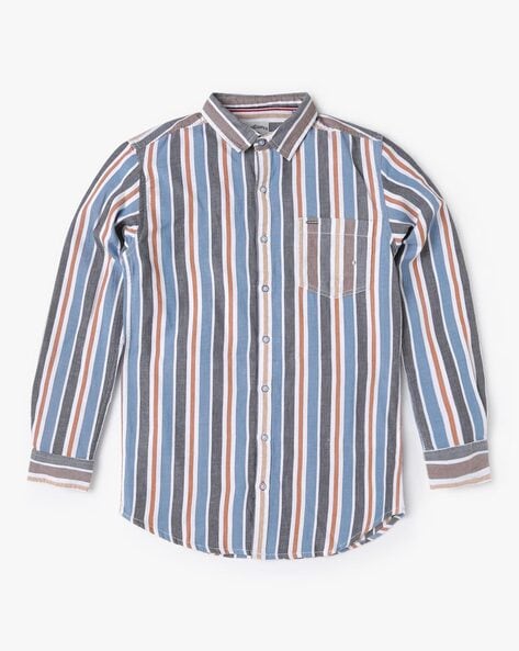 Lee Cooper Striped Cotton Shirt