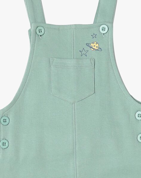 Buy Green Dungarees for Infants by INF FRENDZ Online | Ajio.com