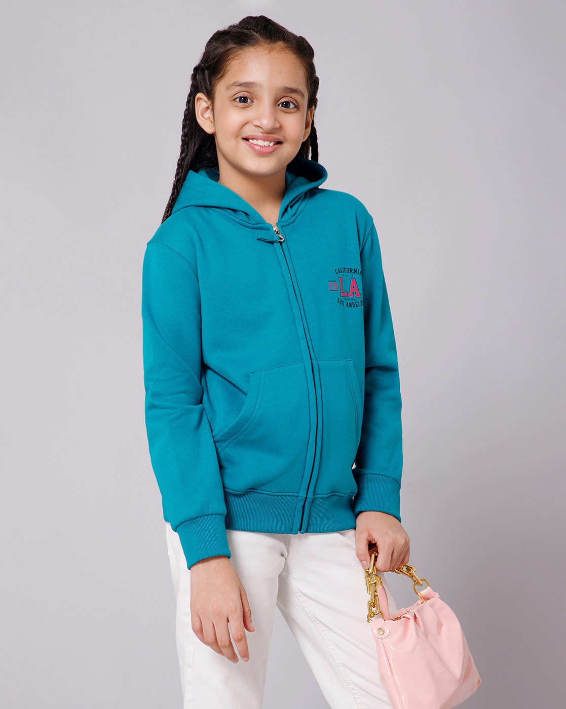 Girls hot sale turquoise hoodie