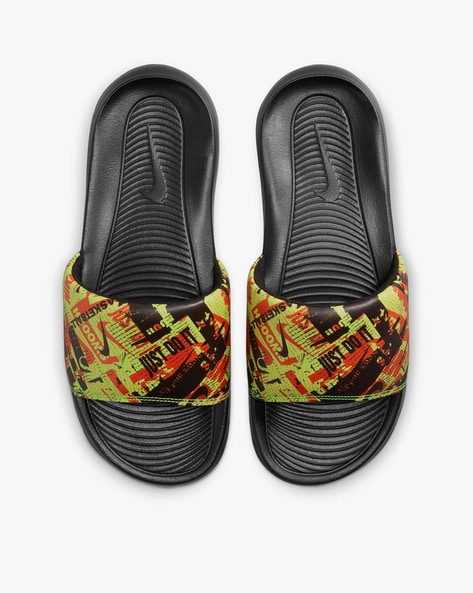 Nike floral store slides mens