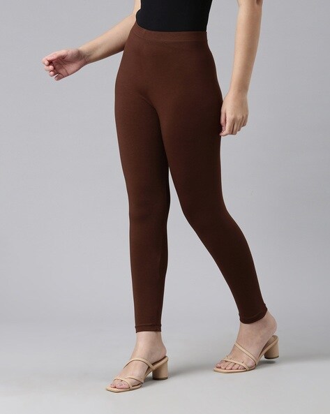Pink Woman Standard Fit High Waisted Ankle Leggings 2473687 | DeFacto-cheohanoi.vn