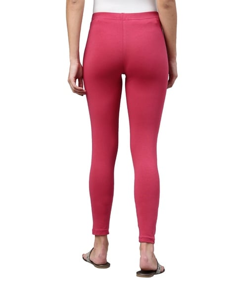 Ribbed Leggings with Elasticated Waistband