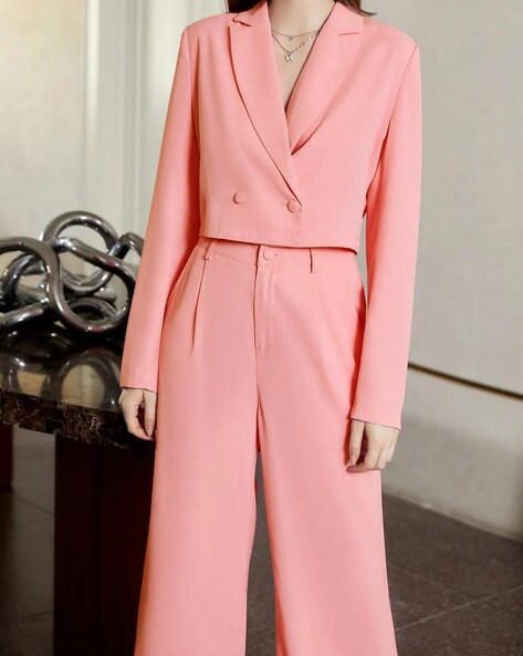 Women Casual Fashion 2 Piece Set Blazer Flare Pants Ladies Business Office  Wear | eBay
