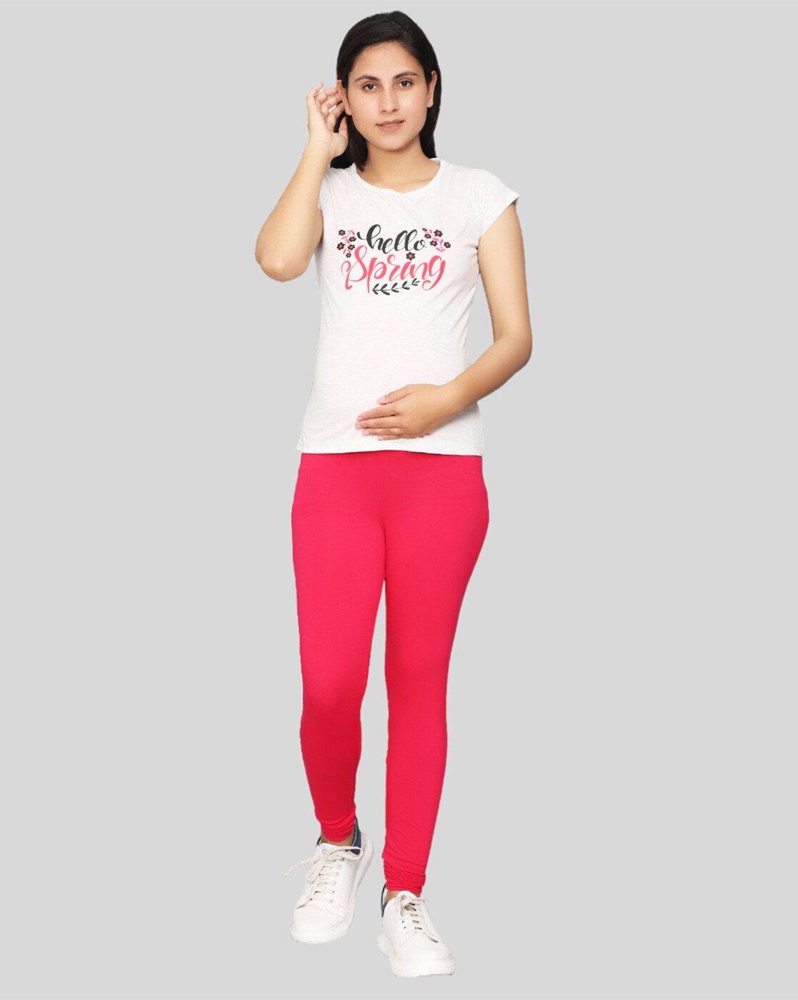 Buy Red Leggings & Trackpants for Women by SILLYBOOM Online