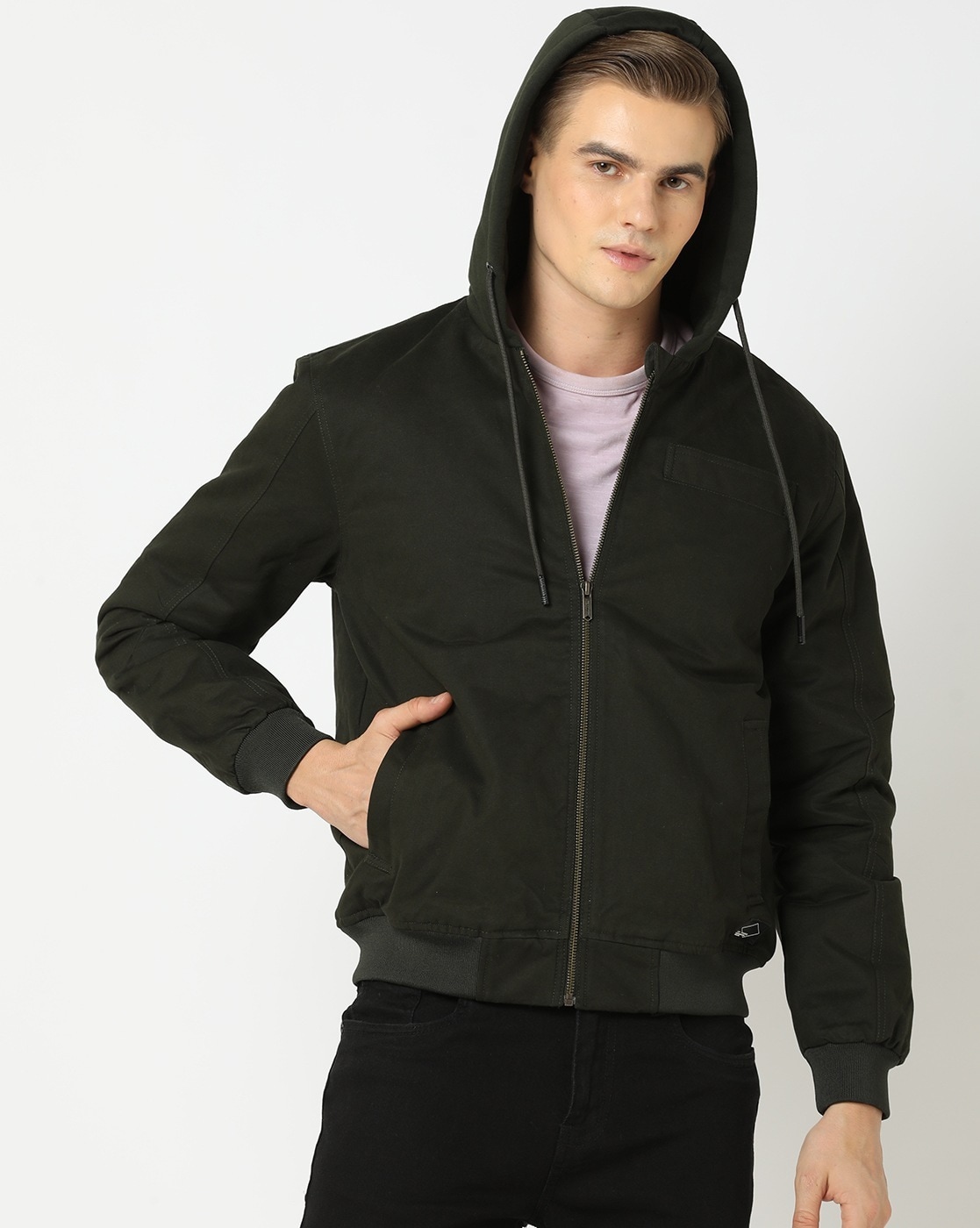 Buy Orange Powder Lite Hooded Jacket for Men Online at Columbia Sportswear  | 518093