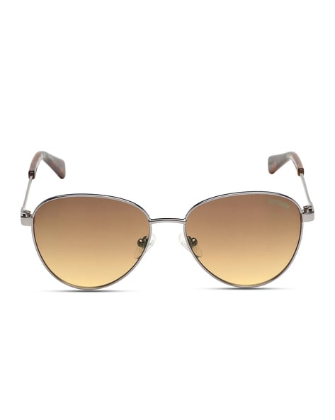 Guess women's aviator clearance sunglasses