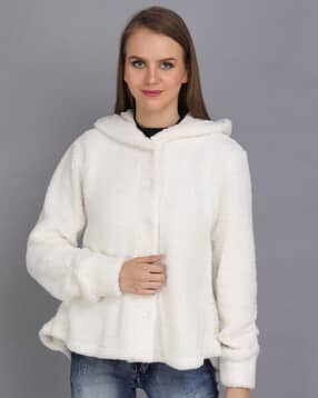 jakanary Button-Front Casual Hoodie-picture-11