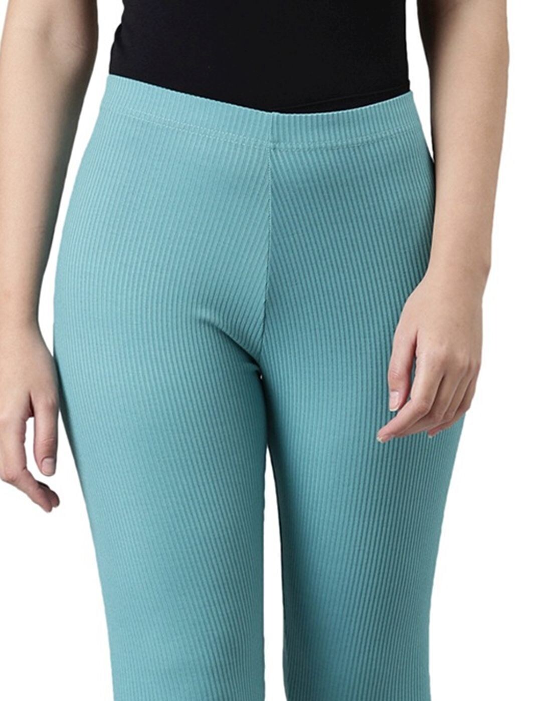 Buy Navy Blue Leggings for Women by GO COLORS Online